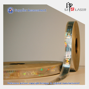 Custom Demetalized Holographic Hot Stamping Strip for Security Packaging